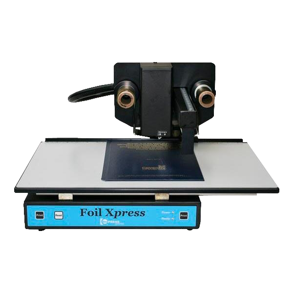 Opus Foil Xpress automatic foil printing machine Serva Print Finishing